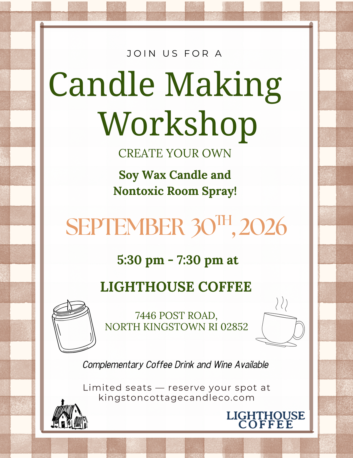 Candle Making Workshop at Lighthouse Coffee