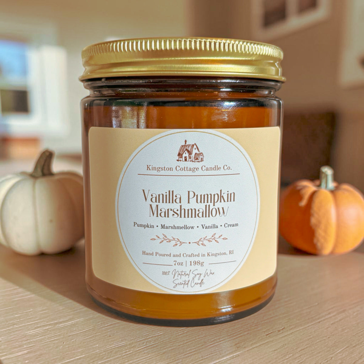 Vanilla Pumpkin Marshmallow Candle