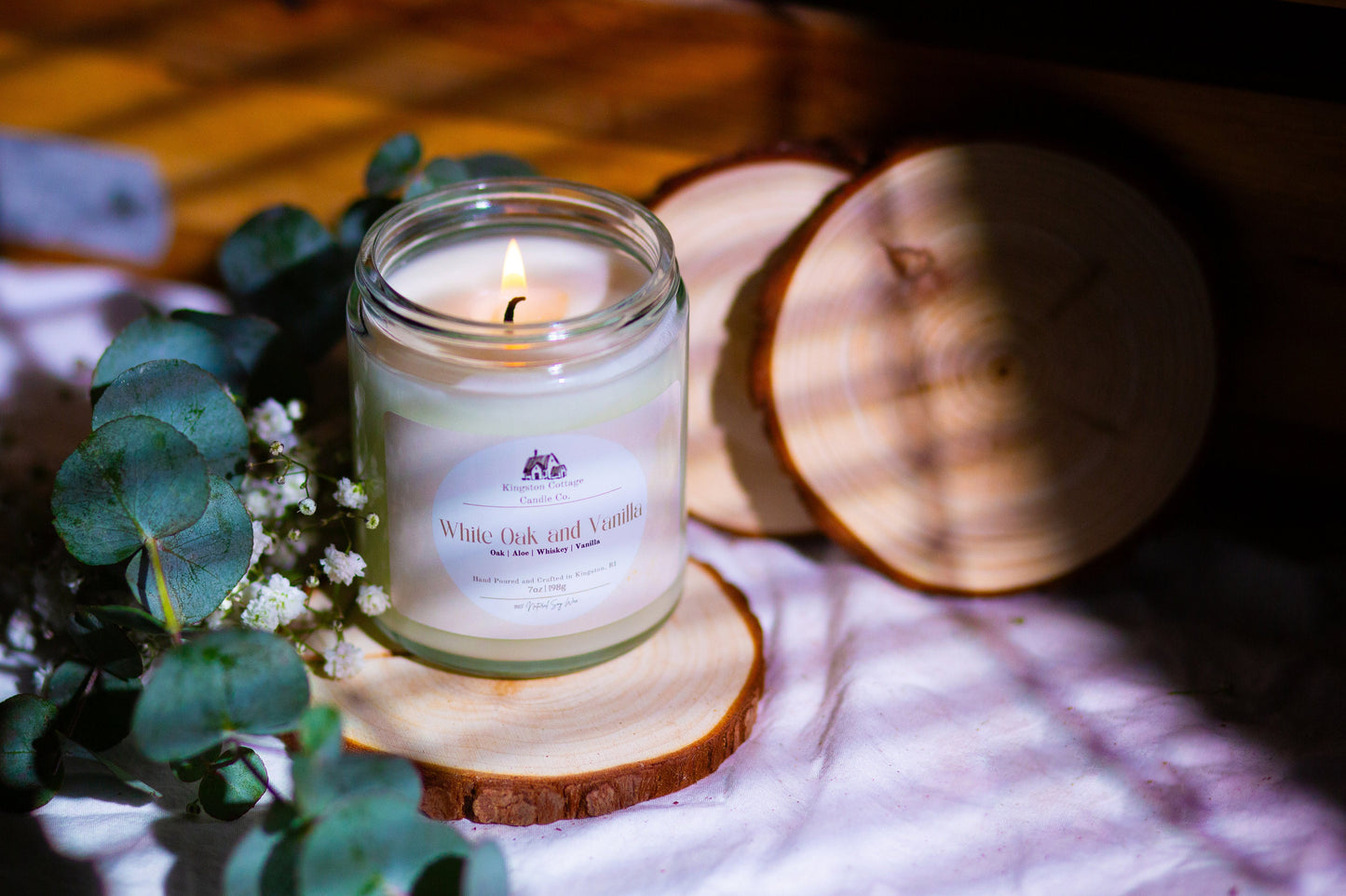 White Oak and Vanilla Candle