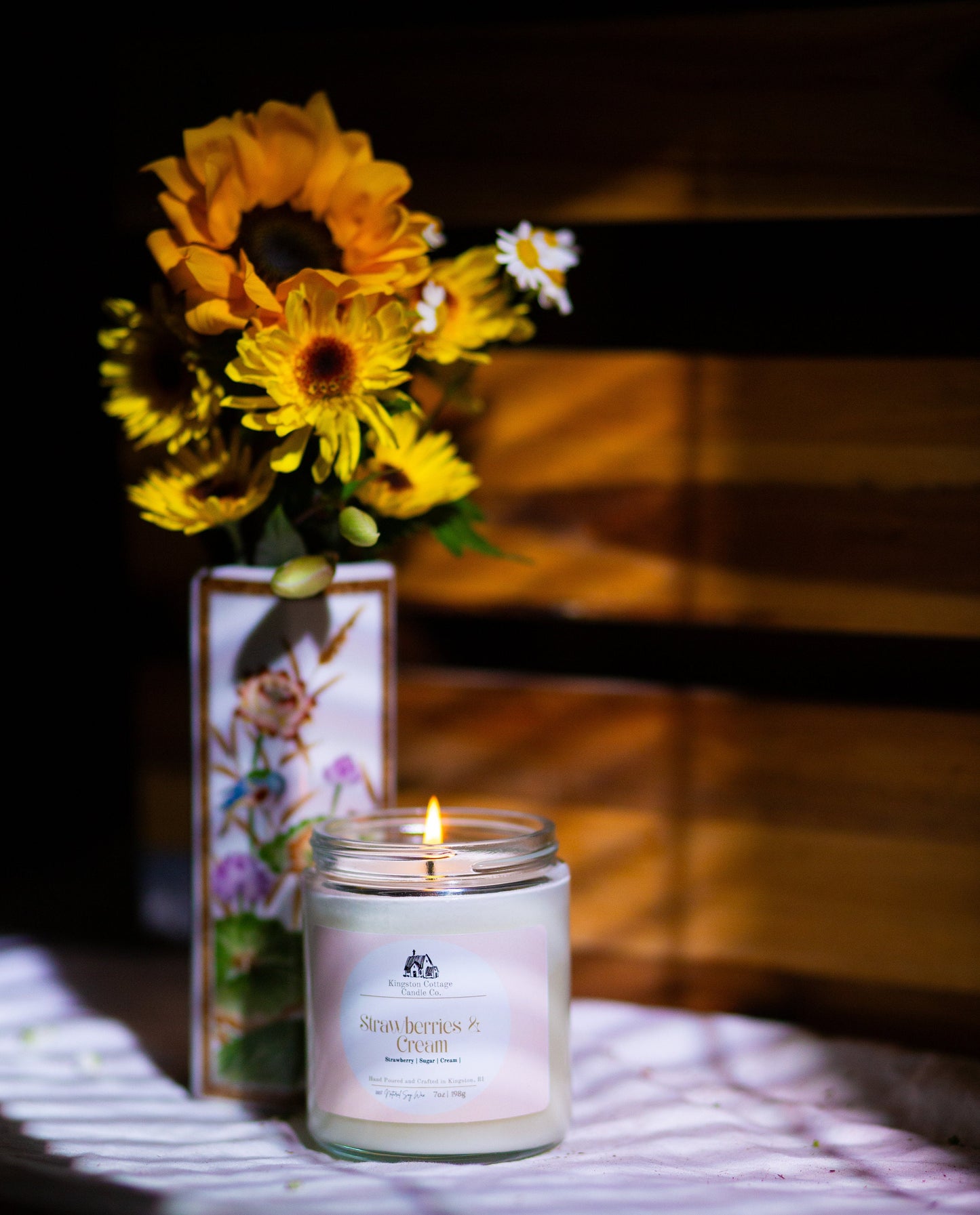Strawberries and Cream Candle
