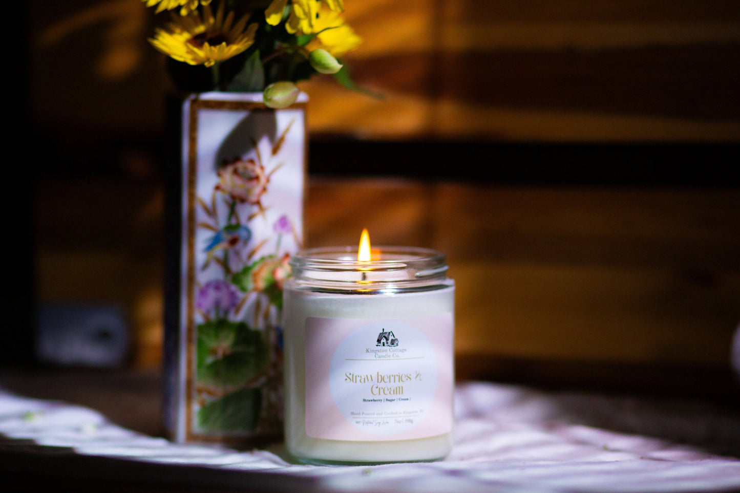 Strawberries and Cream Candle