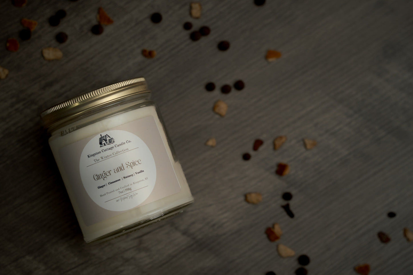 Home for the Holidays Candle - Handmade Scented Soy Candle, Winter, Birthday Gift, Gift For Friend Husband Wife Mom Dad Co-Worker, Christmas