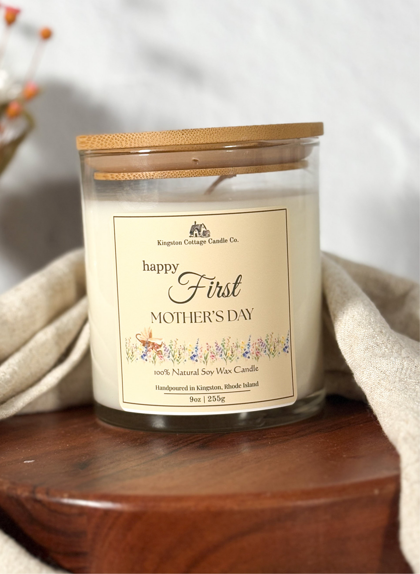 Happy First Mother’s Day Candle
