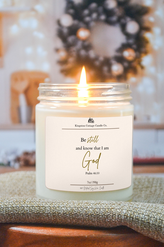 Be Still & Know Candle