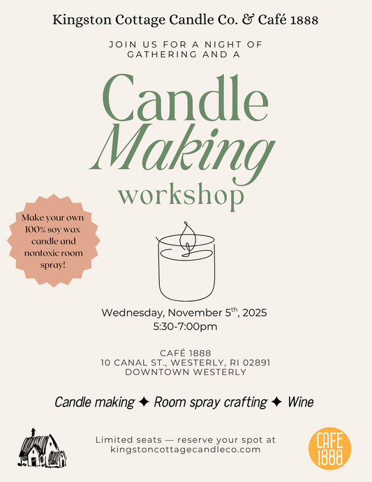 Candle Making Workshop at Café 1888