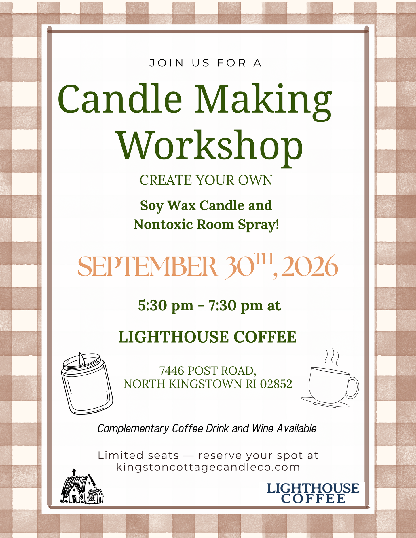 Candle Making Workshop at Lighthouse Coffee