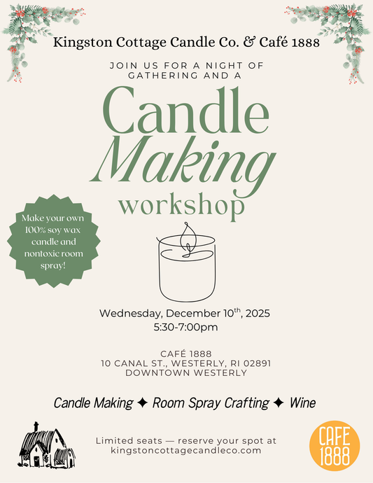 Candle Making Workshop at Café 1888