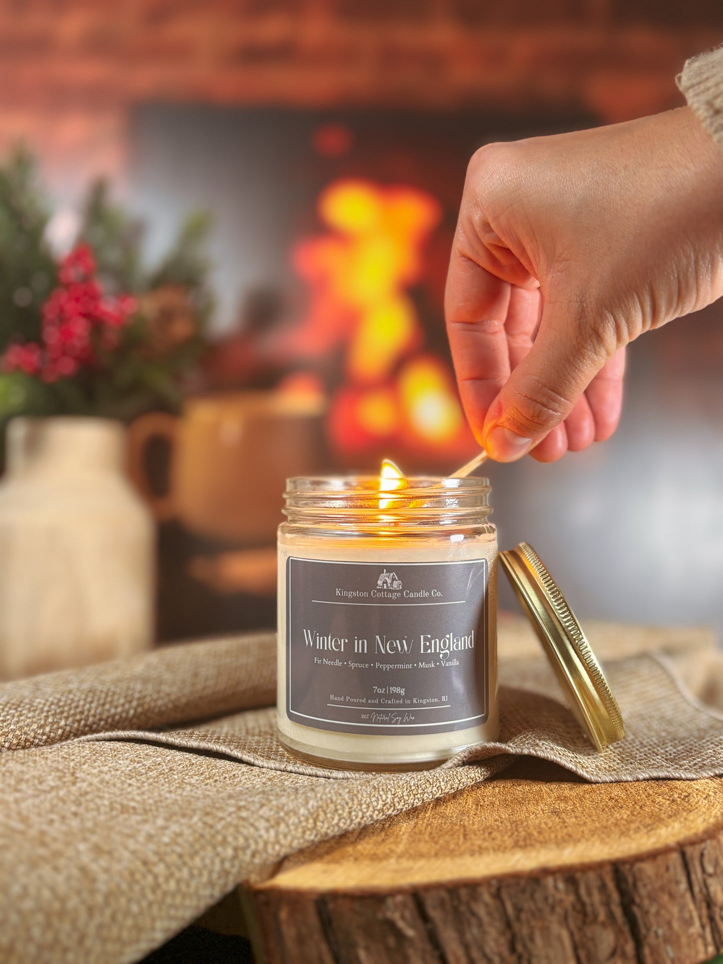 Winter in New England Candle