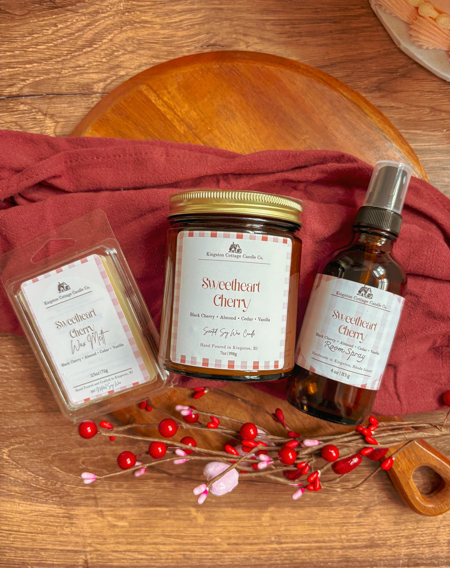 Sweetheart Cherry Soy Candle