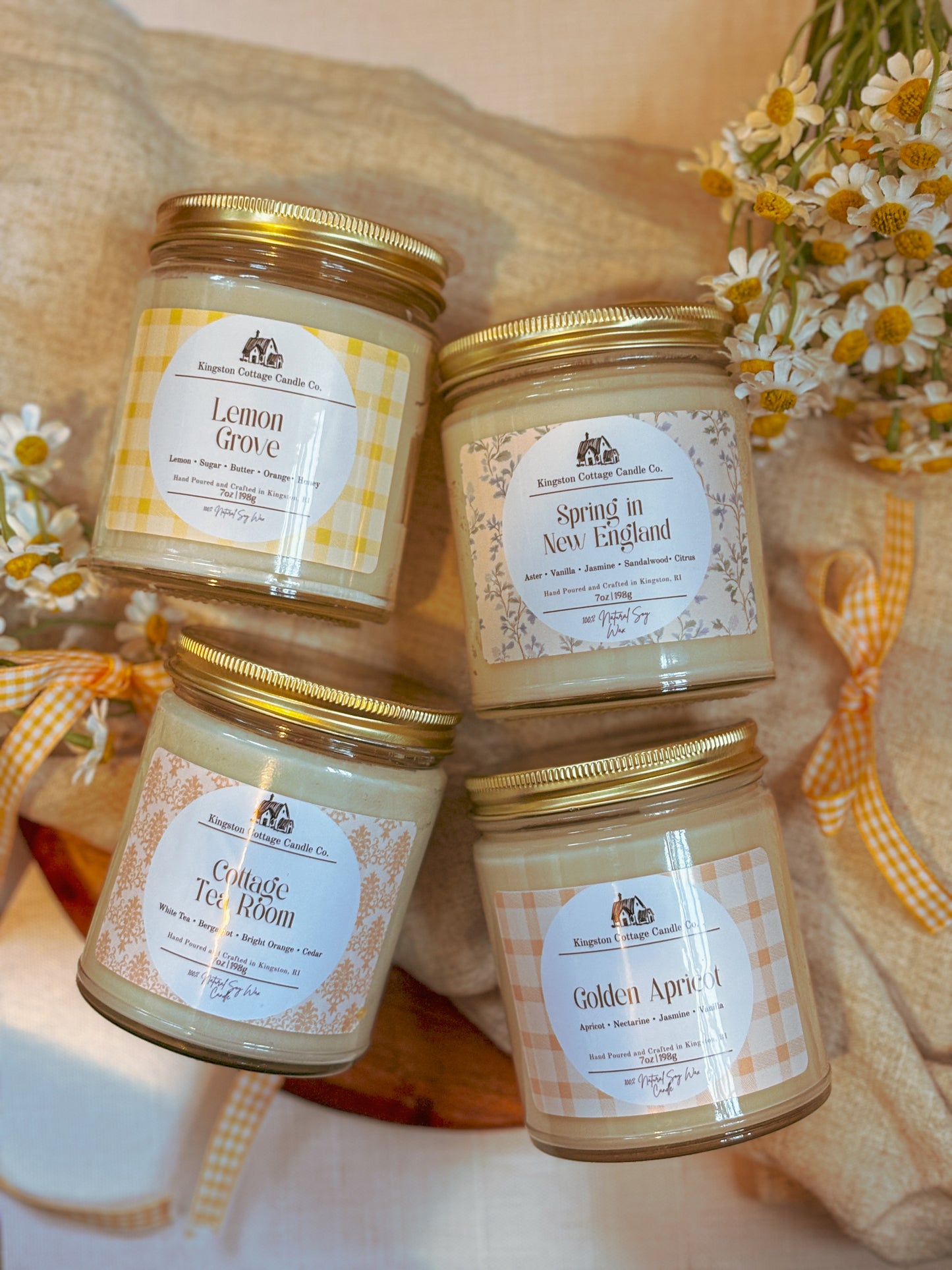 Golden Apricot Candle