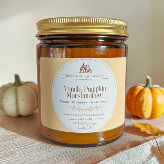 Vanilla Pumpkin Marshmallow Candle