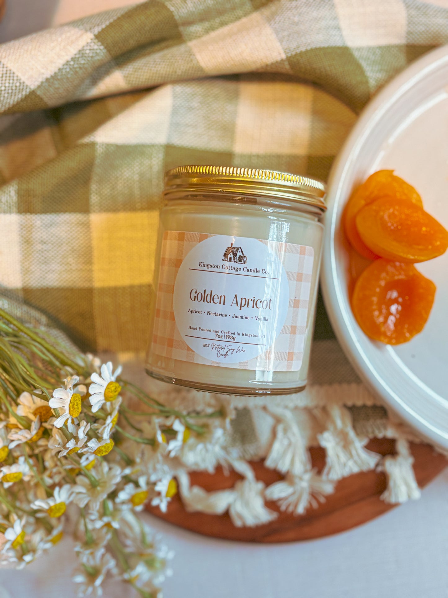 Golden Apricot Candle