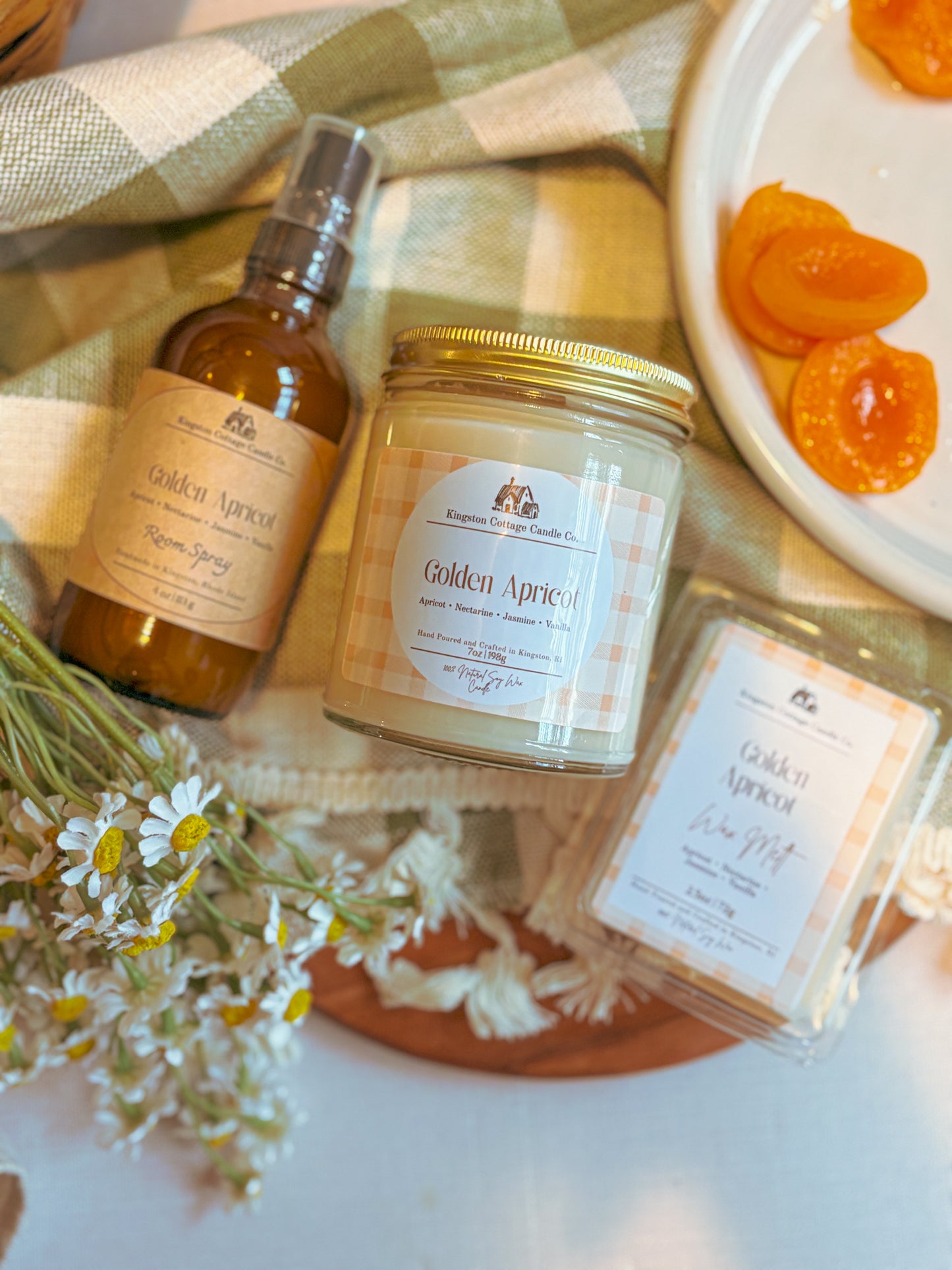 Golden Apricot Candle