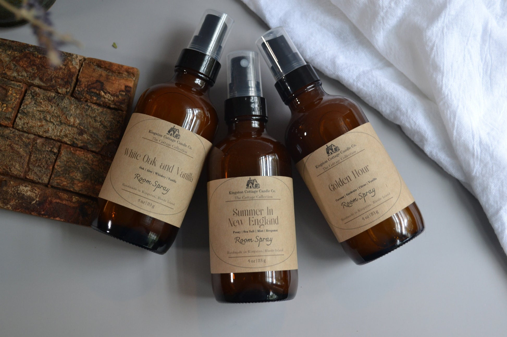 Springtime Tea - Room & Linen Spray | White Tea and Citrus Scent | Non-Toxic, Refreshing Home and Fabric Mist for a Clean, Bright Space