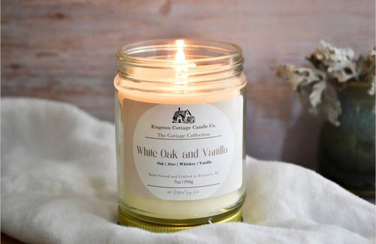 White Oak and Vanilla Candle