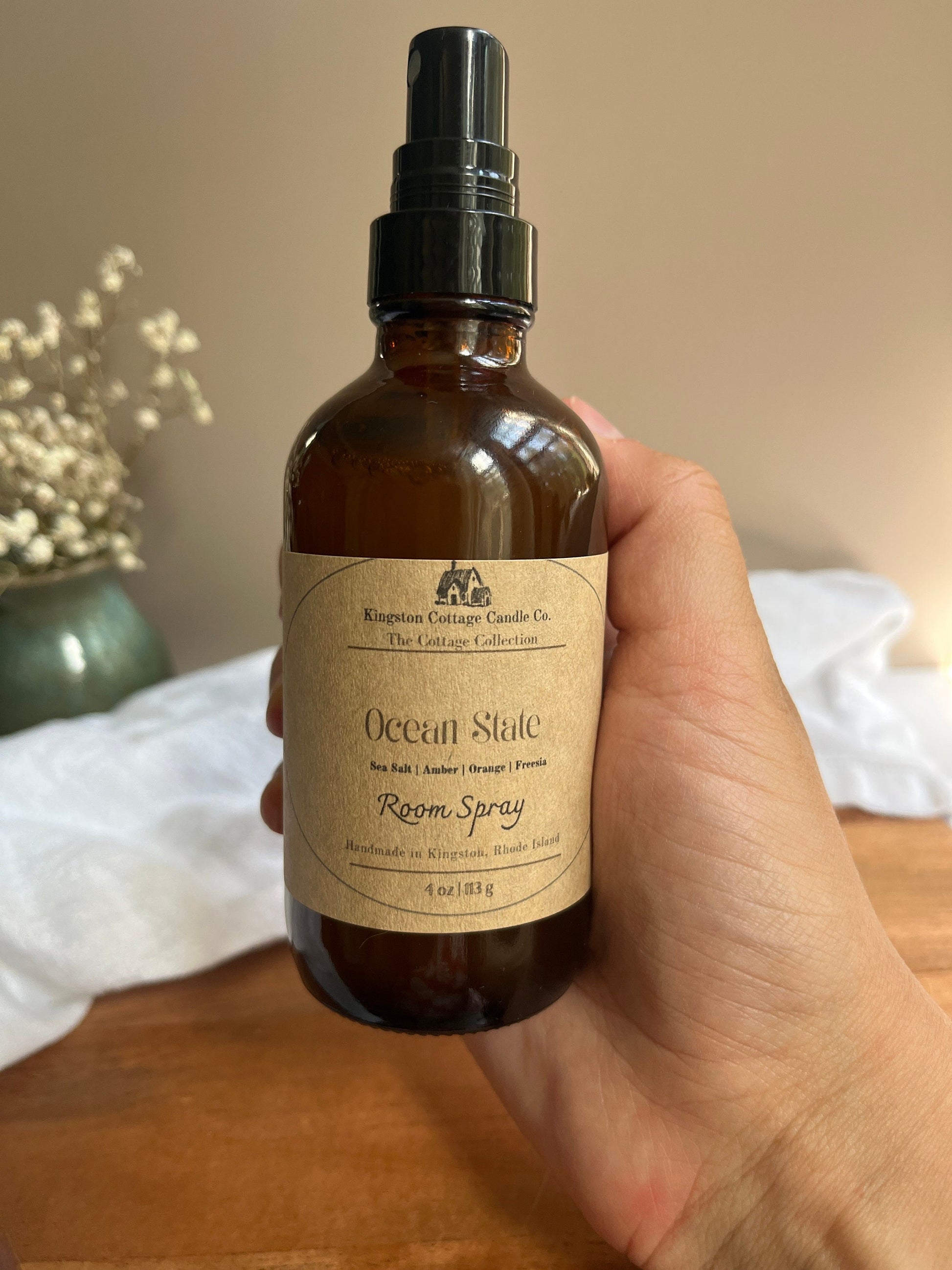 Springtime Tea - Room & Linen Spray | White Tea and Citrus Scent | Non-Toxic, Refreshing Home and Fabric Mist for a Clean, Bright Space