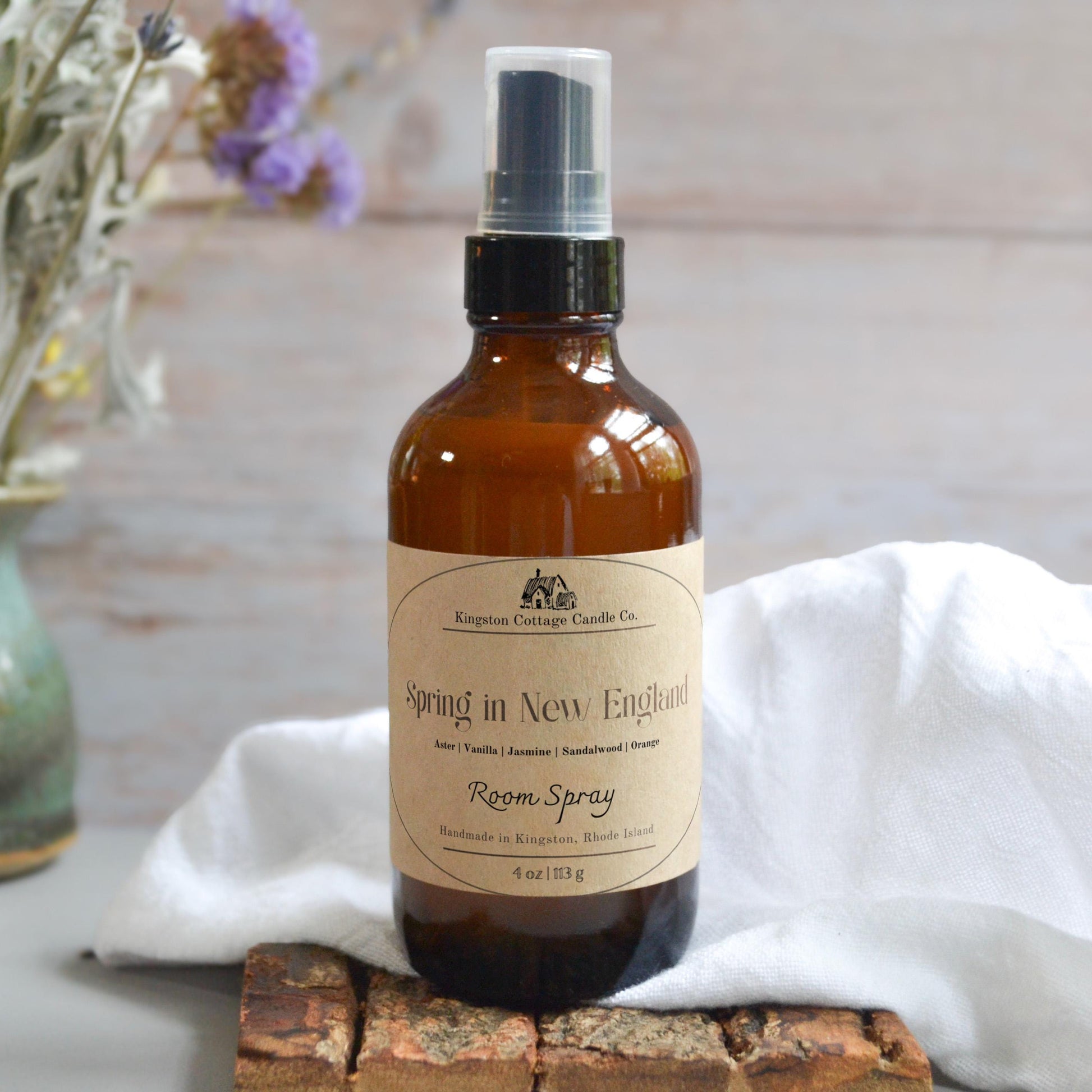 Spring in New England - Room & Linen Spray | Fresh Floral and Vanilla Scent | Non-Toxic, Refreshing Home and Fabric Mist for a Light cozy